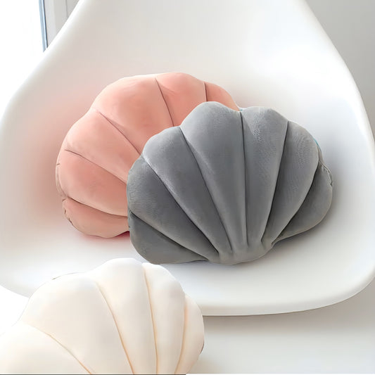 パールシェルクッション　pearl shell cushion｜北欧・韓国・海外インテリアに映える立体シェルデザインクッション【VELLRINA】