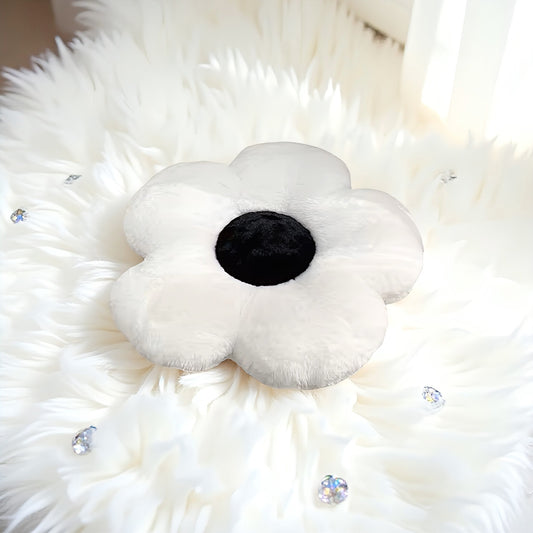 フラワークッション　flower cushion｜ 北欧・韓国・海外インテリアを引き締める、モノクロアクセントクッション【VELLRINA】